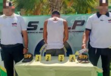 Detienen a hombre con droga en Coro