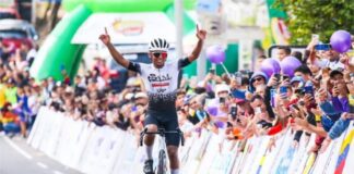 Enmanuel Viloria se adjudicó la victoria en la segunda etapa de la Vuelta al Táchira