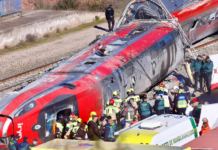 España | Choque de trenes suma 39 muertos y 122 heridos España | Choque de trenes suma 39 muertos y 122 heridos