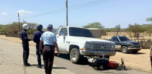Accidente en Buchivacoa dejó un fallecido