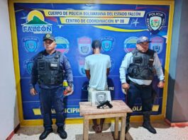 Boca de Aroa| Detenido con facsimil de arma de fuego