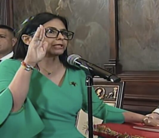 Las primeras palabras de Delcy Rodríguez como presidenta