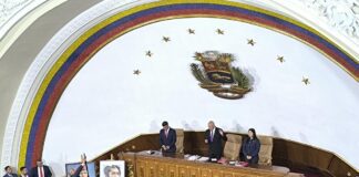 Jorge Rodríguez: «La paz esta comprometida y llamamos al diálogo nacional» Jorge Rodríguez: «La paz esta comprometida y llamamos al diálogo nacional»