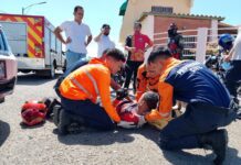 Tres lesionados por accidente ingresaron al Calles Sierra