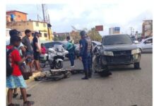 Motorizado chocó con una camioneta en Tucacas