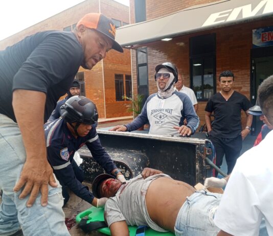 Dabajuro| Motorizado sufre traumatismo craneoencefálico severo