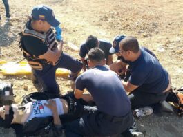 Vídeo| Motorizado rodó en el elevado de Las Margaritas
