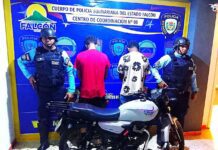 Municipio Silva| Estos motorizados realizaban maniobras indebidas