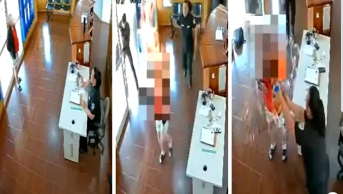 Mujer entró a una comisaría y se prendió fuego