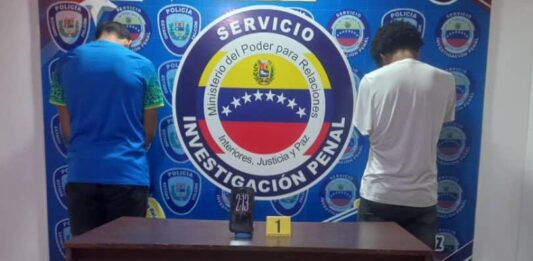Sipef captura a dos de extorsionadores en Coro