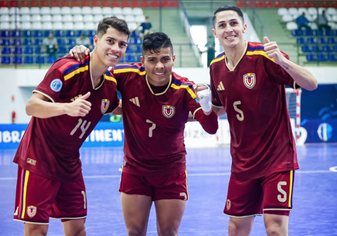La Vinotinto de futsal venció a Chile y lidera su grupo
