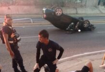 Fotos| Vuelco de vehículo dejó dos lesionados en Punto Fijo