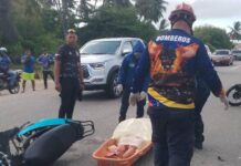 Tucacas| Vídeo| Adolescente perdió la vida en colisión de moto con camioneta