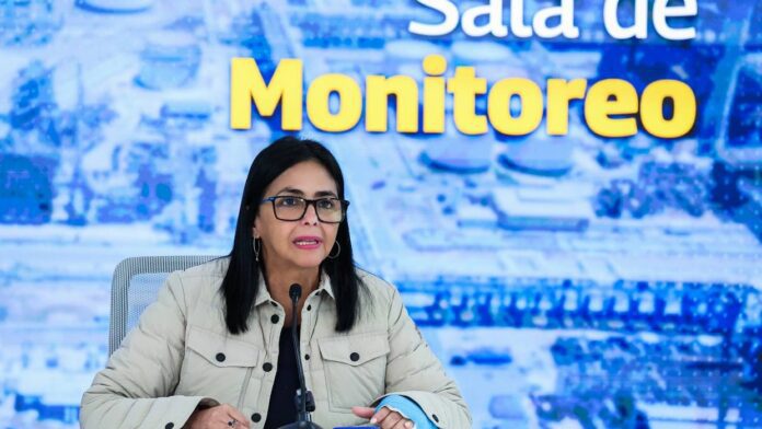 Delcy Rodríguez: "No hay agente externo que gobierne a Venezuela"