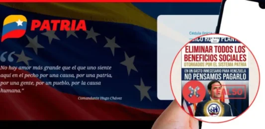 Desmienten rumores que circulan sobre pagos del Sistema Patria Desmienten rumores que circulan sobre pagos del Sistema Patria