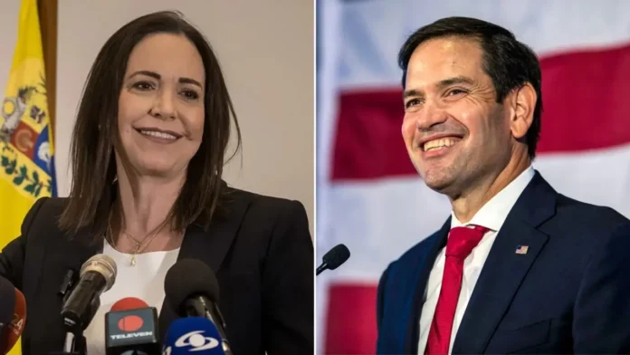Marco Rubio y María Corina Machado se reunirán hoy en Washington