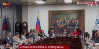 Presidenta del TSJ recibió notificación de inicio de la AN Presidenta del TSJ recibió notificación de inicio de la AN