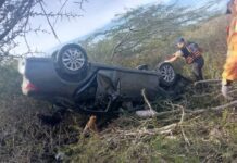 Vuelco en la Coro-Punto Fijo dejó una lesionada