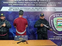 Punto Fijo| En medio de la discusión amenazó a su esposa con un arma de fuego