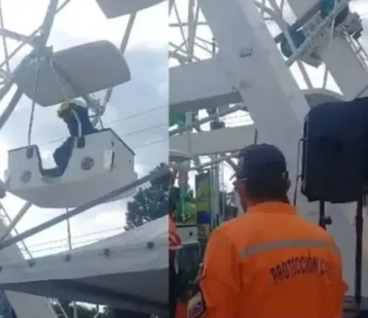 Táchira | Ataque de pánico causa accidente en atracción mecánica Táchira | Ataque de pánico causa accidente en atracción mecánica
