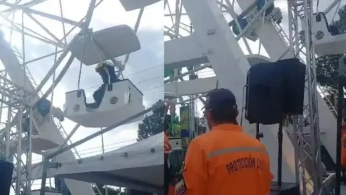 Táchira | Ataque de pánico causa accidente en atracción mecánica