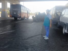 Punto Fijo| Vídeo| Colisión de cuatro vehículos dejó una lesionada