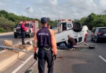 Municipio Carirubana| Colisión de vehículos dejó daños materiales