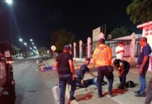 Punto Fijo| Deslizamiento de moto dejó un lesionado en la avenida Rafael González