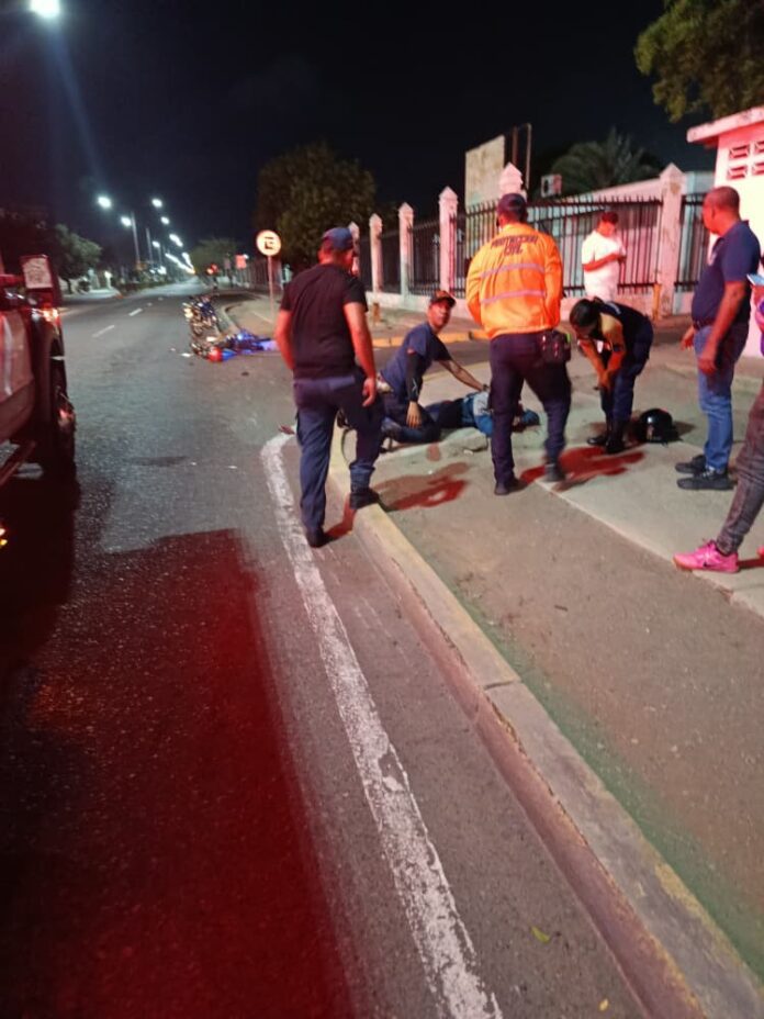 Deslizamiento de moto 1