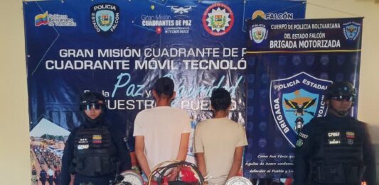 Coro| Detenidos un adolescente y un adulto por hurto y daños a la propiedad