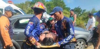 Municipio Silva| Vehículo se encunetó y dejó una lesionada