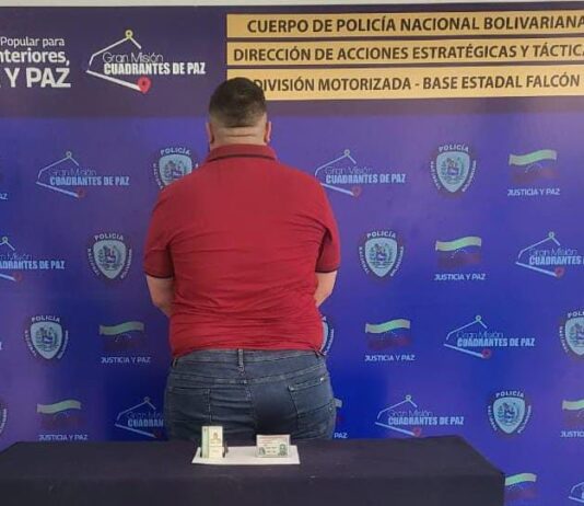 Punto Fijo| Sujeto se hacía pasar por funcionario policíal