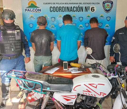 Municipio Falcón| Desmantelada banda «Los Pulpos» en Pueblo Nuevo