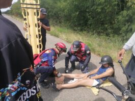 Municipio Silva| Mujer resultó lesionada en deslizamiento de moto