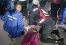 Tucacas| En estas condiciones quedó mujer al sufrir un deslizamiento de moto