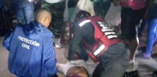 Tucacas| En estas condiciones quedó mujer al sufrir un deslizamiento de moto