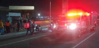 Punto Fijo| Pareja de motorizados conducían bajos los efectos del alcohol y deslizaron