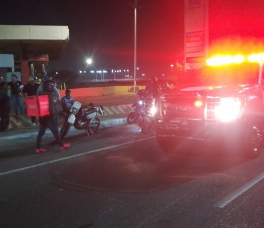 Punto Fijo| Pareja de motorizados conducían bajos los efectos del alcohol y deslizaron