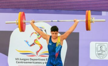 Falcón con cuatro atletas y un entrenador de pesas a los Juegos Suramericanos de la Juventud Panamá 2026