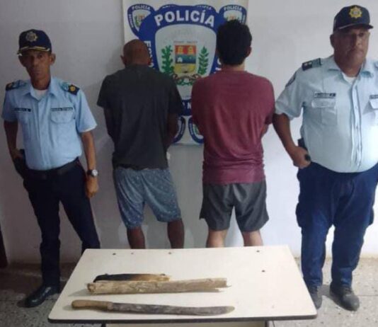 Coro| Detenido por riña colectiva registra un amplio registro policial