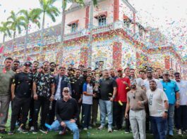 Delcy Rodríguez recibió en Miraflores a los campeones de la Serie de las Américas