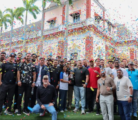 Delcy Rodríguez recibió en Miraflores a los campeones de la Serie de las Américas