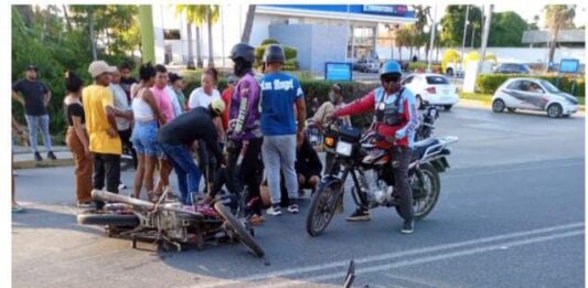 Tucacas| Lesionada sexagenaria en colisión de motos