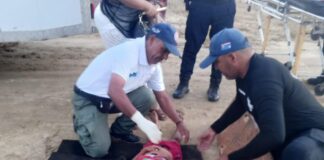 Paraguaná| Estallido de neumático originó vuelco en La Encrucijada