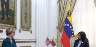 Así fue el encuentro entre Delcy Rodríguez y Laura Dogu en Miraflores Así fue el encuentro entre Delcy Rodríguez y Laura Dogu en Miraflores