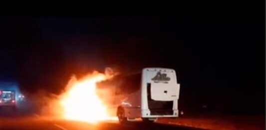 Valencia| Motorizado fallece calcinado tras colisionar contra un autobús