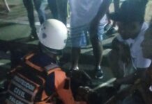 Coro| Carnicero deslizó en una moto y esto le sucedió
