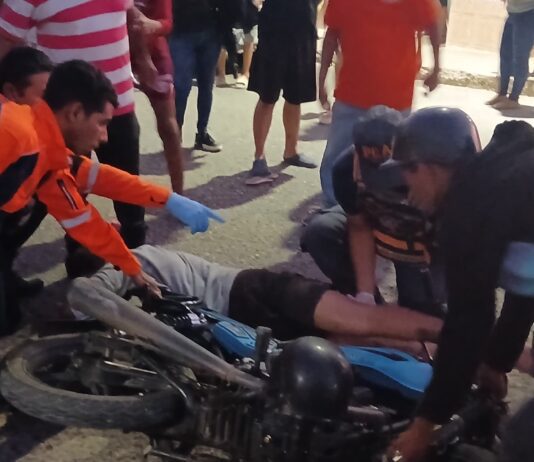 Punto Fijo| Colisión entre moto y vehículo dejó un lesionado