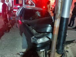 Punto Fijo| Conductor bajo los efectos del alcohol chocó con un poste