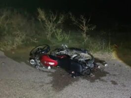Motorizado deslizó en San Pedro de Adícora